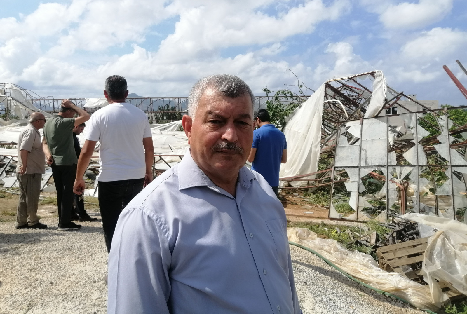 Antalya'da tarım alanlarını dolu ve hortum vurdu - Resim : 2